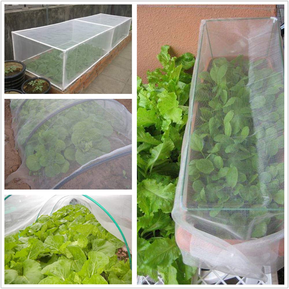 YBB Thicken Garden Barrier Netting - 13.12'x6.56' Mosquito & Bird Protection Mesh for Plants, Fruits & Flowers | Durable Insect Screen, Hunting Blind Cover | Perfect for Vegetable Gardens, Orchards & Backyard Plant Protection
