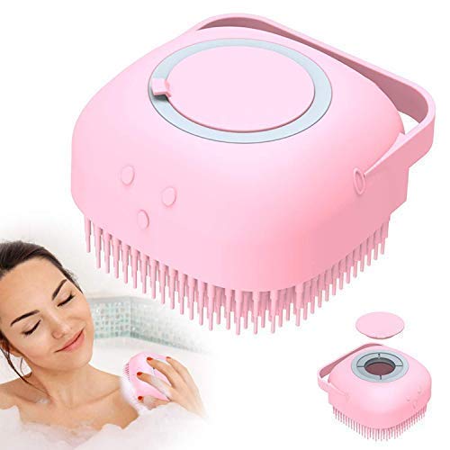 KREZON Silicone Scalp Massage Brush for Shower & Bath - Skin Care & Cleaning