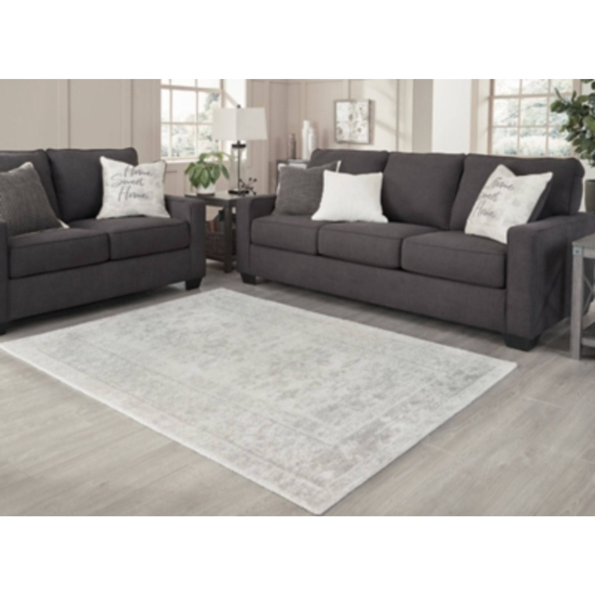 Abanish 5'x7' Area Rug - Soft Non-Slip Living Room Rug, Perfect for Bedroom, Dorm & Home Decor - Machine Washable Modern Floor Carpet