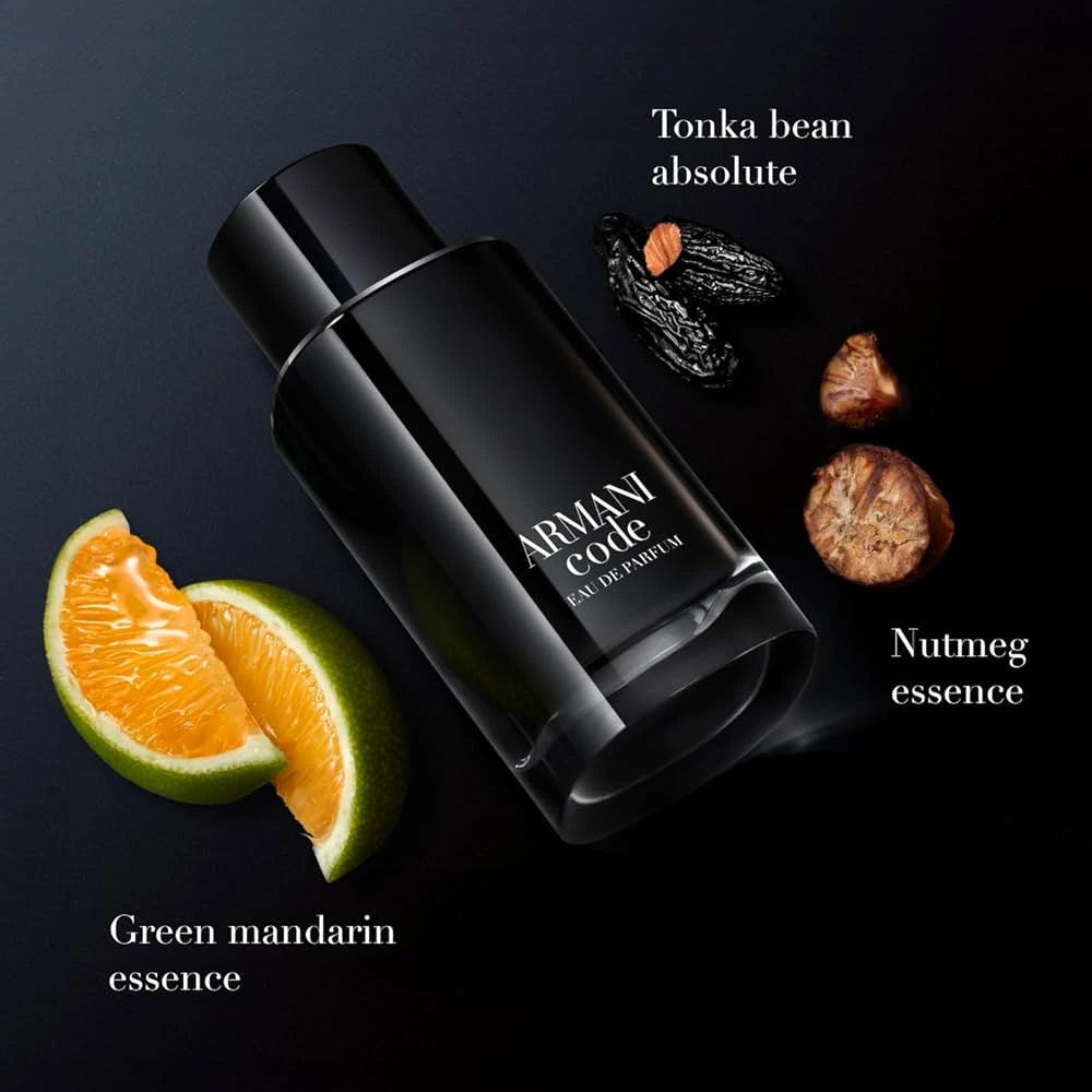 Armani Code Men's Eau de Parfum 4.2 oz - Luxury Cologne for Date Night & Special Occasions