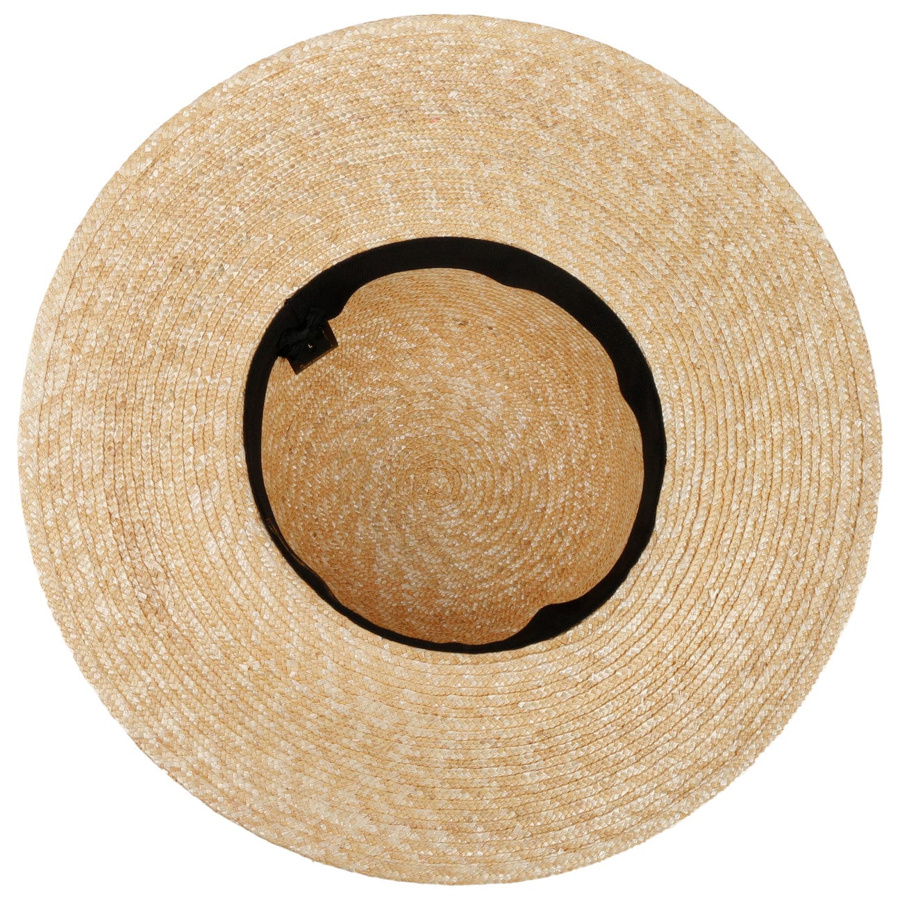 Borsalino Origami Band Straw Hat - Lightweight & Stylish Summer Hat for Women & Men - Perfect for Beach, Travel, and Outdoor Activities