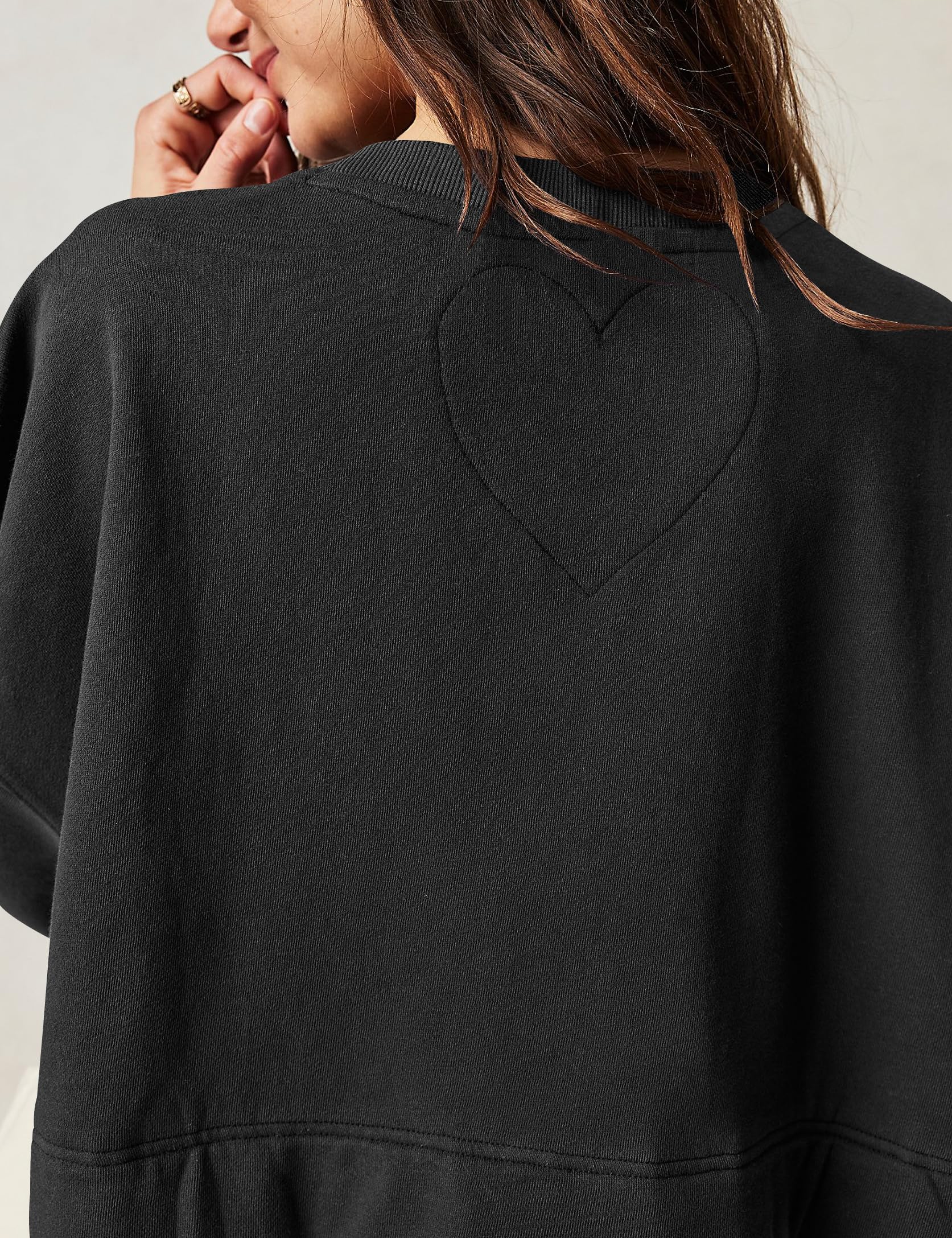 Ugerlov Women's Oversized Sweatshirt Dress - Long Sleeve Crewneck Pullover Top | Relaxed Fit Mini Dress for Casual Wear, Loungewear & Street Style Fashion