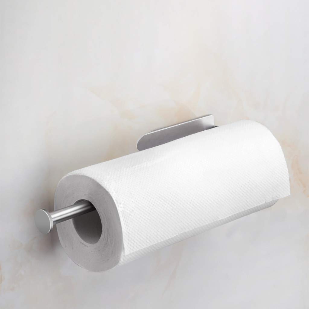 2-Piece Vertical Wall Mount Paper Towel Holder & Drying Rack - 2-Tier Storage Organizer for Kitchen, Dining & Bar - Space-Saving Dish Drying Solution for Small Spaces & Apartments