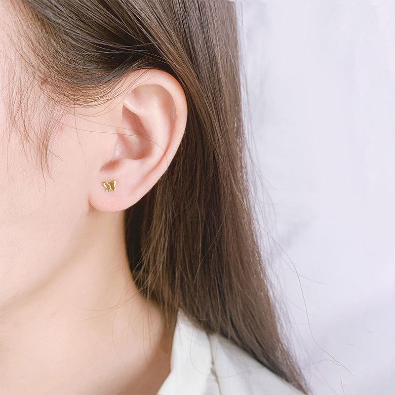 20G Sleeper Cartilage Stud Earrings - Stainless Steel Tiny Hoop Earrings for Cartilage Piercing | HSPJ271 | Perfect for Everyday Wear, Gifts & Stacking with Other Jewelry