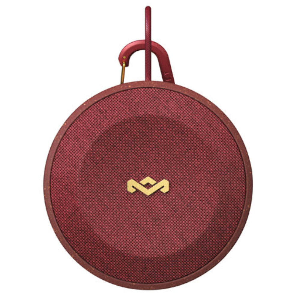 HOUSE OF MARLEY EM JA015 SB No Bounds Outdoor Bluetooth Speaker - Waterproof Portable Wireless Speaker with Rich Bass (Red, Blemished Package) - Perfect for Beach, Pool, Camping & Backyard Parties