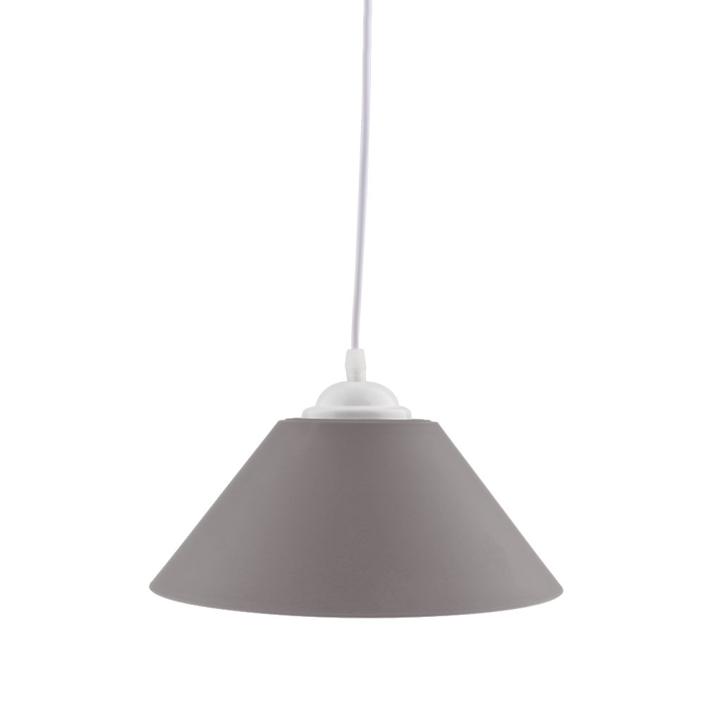 Vintage Industrial Grey Bulb Guard Lamp Cage for Pendant Lights - Ceiling Fan Bulb Cover with Metal Holder - Perfect for Home Decor, Restaurants & Loft Lighting
