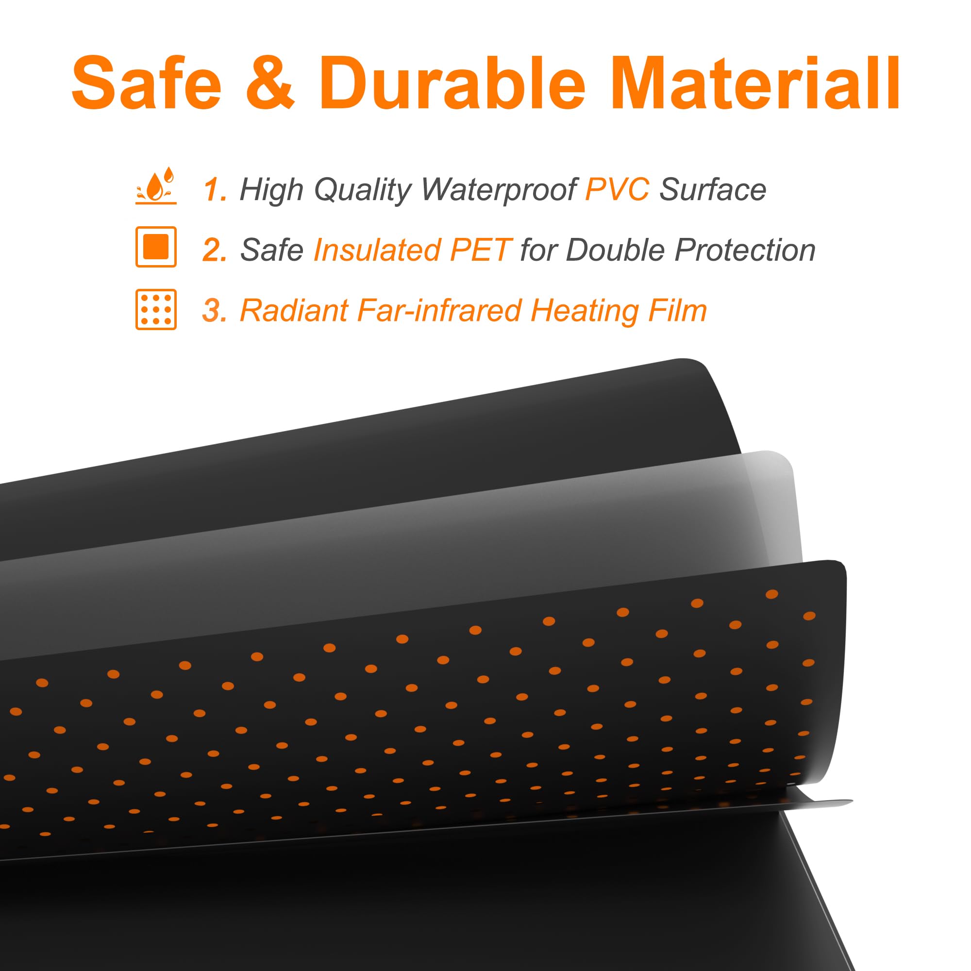 Fermentation Heat Mat with Insulated Cover & Thermostat Controller - Perfect for Sourdough, Yeast Bread Baking & Food Warming | Ideal for Home Bakers & Professional Kitchens
