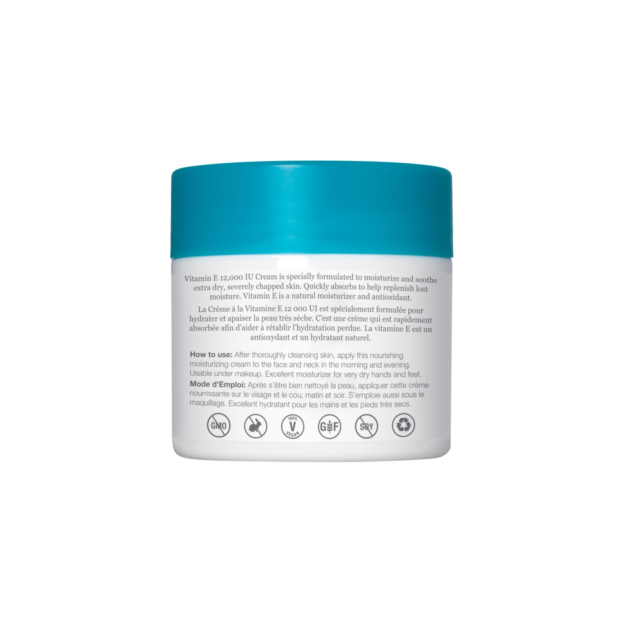 Derma E Vitamin E 12,000 IU Cream - Intense Moisturizing Face & Body Cream for Dry Skin - Multi-Purpose Hand Cream & Body Lotion with Antioxidants - Soothes, Protects & Hydrates Skin - 4 oz - Perfect for Daily Skincare Routine & Nighttime Repair