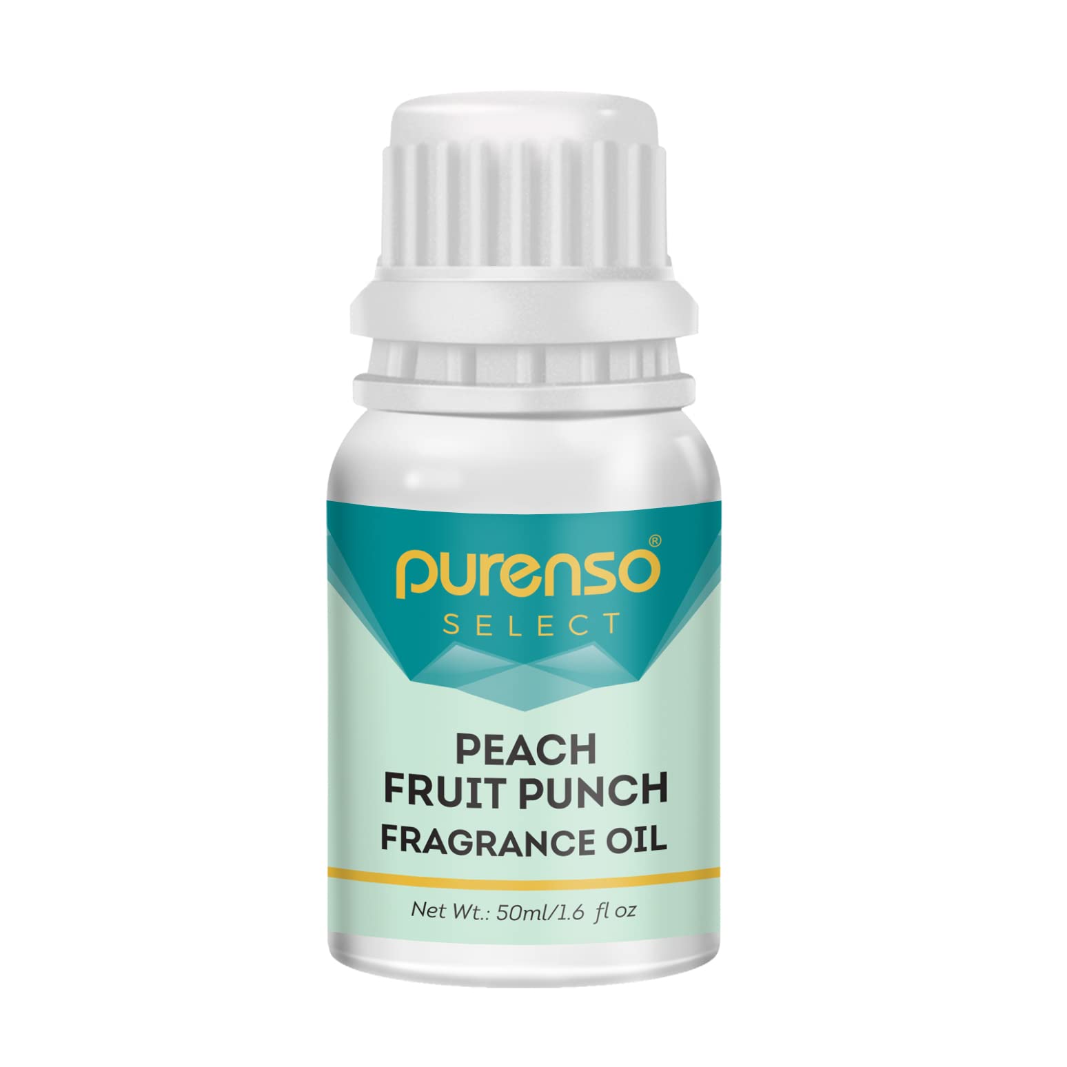 Purenso Peach Fruit Punch Fragrance Oil - 50ml Aromatherapy Essential Oil for DIY Soap, Candle Making, Diffusers, Lotion & Shampoo | Home Spa, Relaxation & Gift Ideas