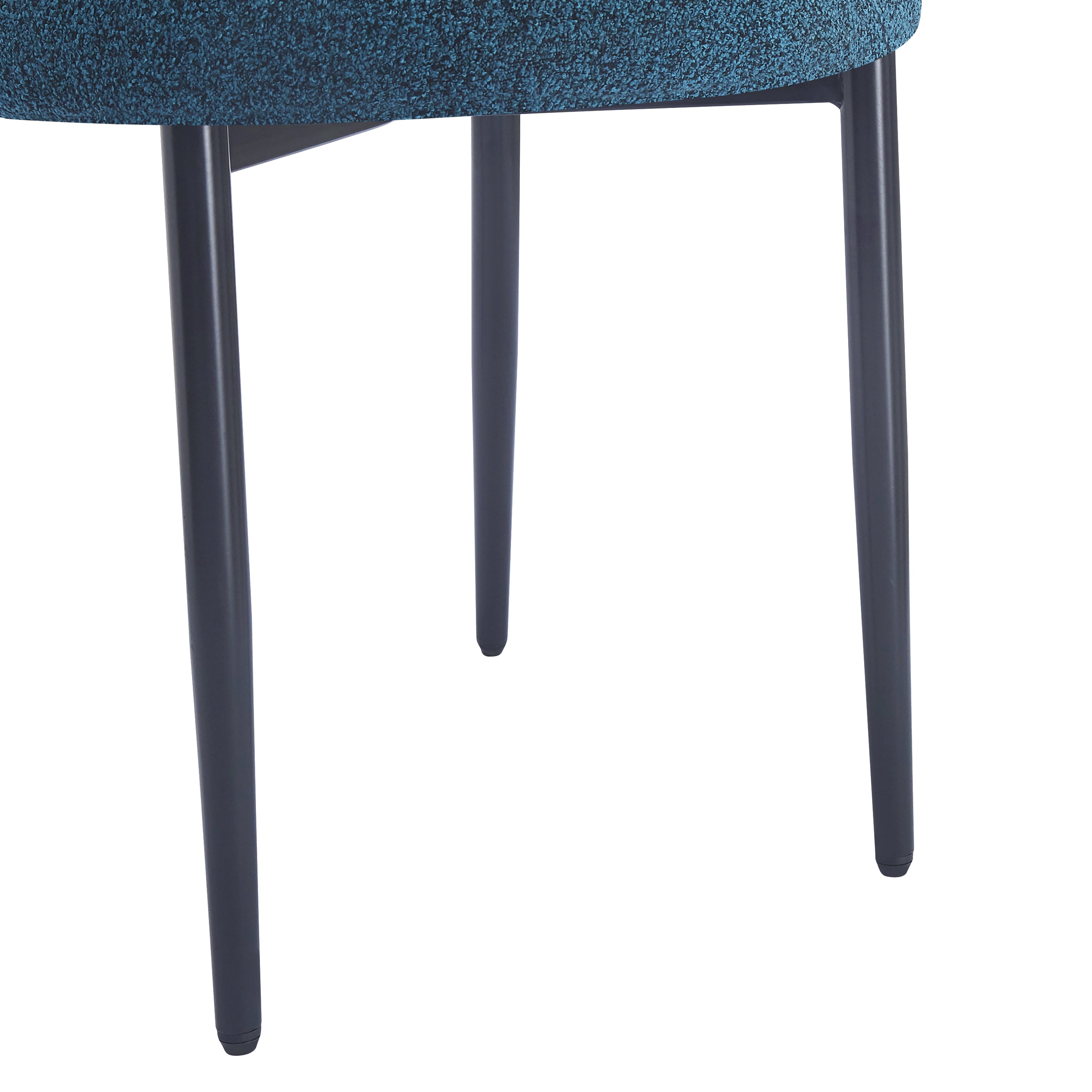Modern Dining Chairs Set of 2 - Sturdy Wooden Kitchen Chairs with Padded Seats - Comfortable Home Dining Room Furniture for Family Meals & Entertaining Guests