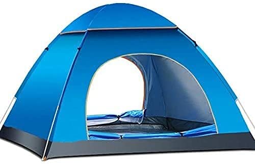 ROM Waterproof Instant Pop Up Tent for 3-4 Person Camping - Easy Setup Lightweight Backpacking Shelter | Perfect for Outdoor Adventures, Hiking & Family Camping Trips