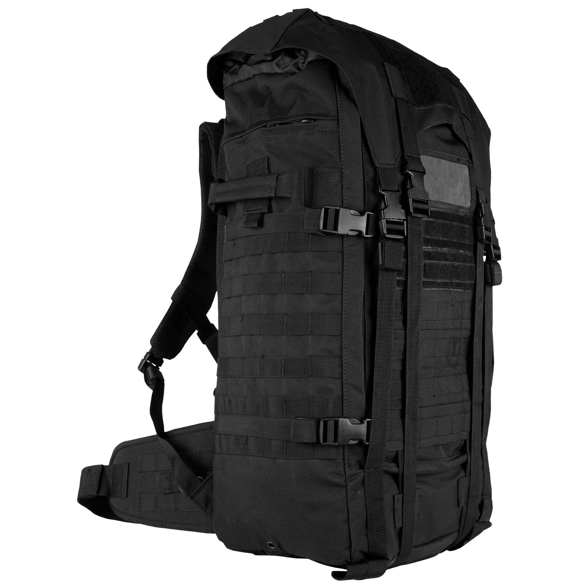 Fox Outdoor Advanced Mountaineering Backpack - 50L Lightweight Hiking Pack with Adjustable Straps & Waterproof Design for Camping, Trekking & Mountain Climbing | Black Outdoor Gear
