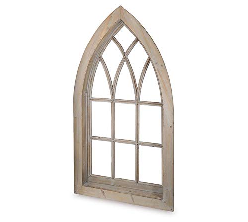 Burton Large Cathedral Church Window Decor - Stained Glass Window Art for Home, Office & Church Decorations - Perfect for Gothic, Vintage & Religious Interior Design