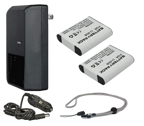 High Capacity Rechargeable Batteries (2-Pack) with AC/DC Travel Charger for Olympus Stylus Tough TG-4 Camera - Perfect for Outdoor Adventures & Travel Photography