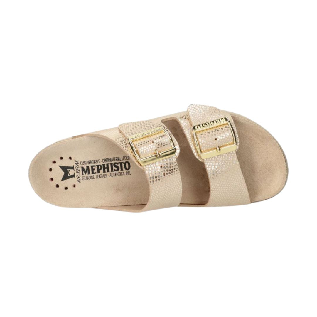 MEPHISTO HESTER TWO STRAP Women's Comfortable Sandals - Breathable Leather Walking Shoes for Summer, Beach & Travel