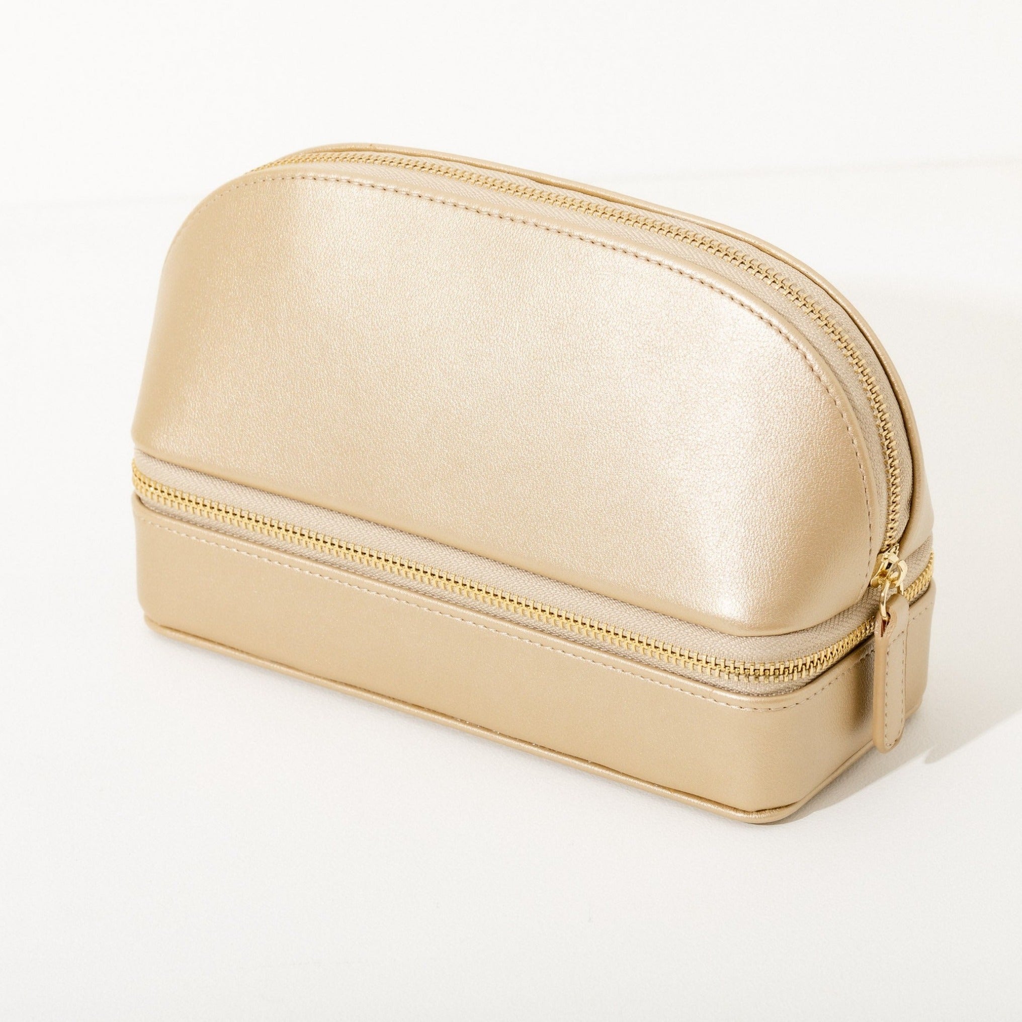 Portable Travel Jewelry Organizer Case - Compact & Lightweight Jewelry Storage for Necklaces, Rings, Earrings - Perfect for Vacation, Business Trips & Daily Use