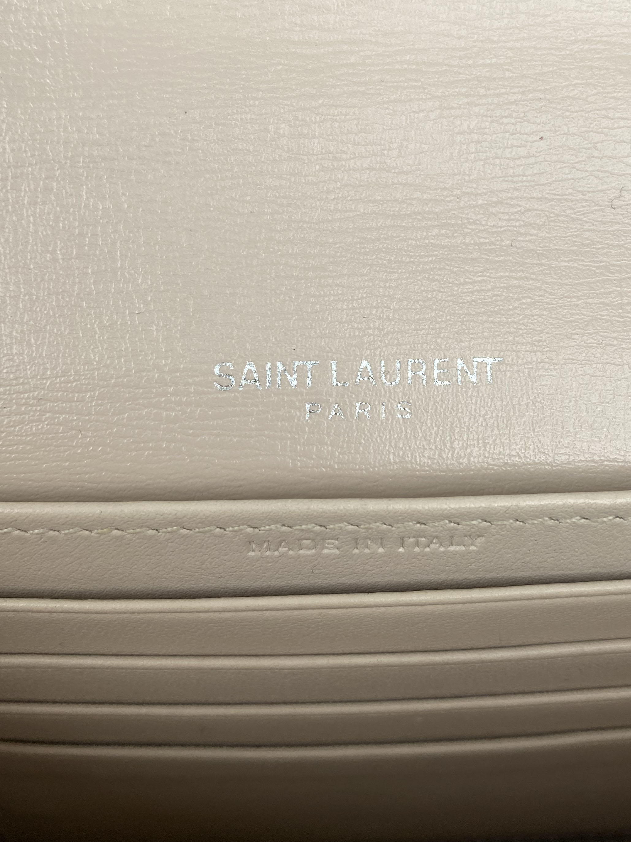Saint Laurent Sunset Chain Wallet in Light Pink - Luxury Crossbody Bag for Women, Perfect for Evening Outings and Special Occasions