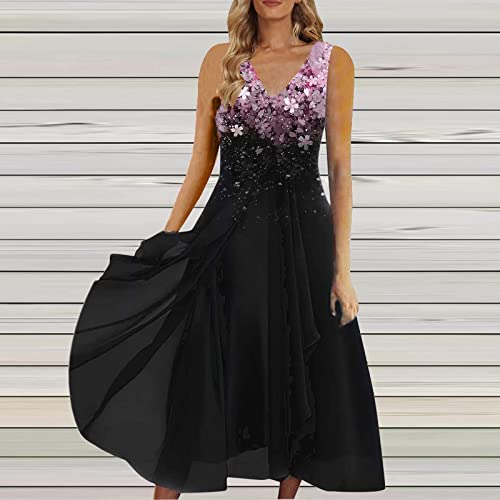 Pink_floral Print Dresses for Women 2023