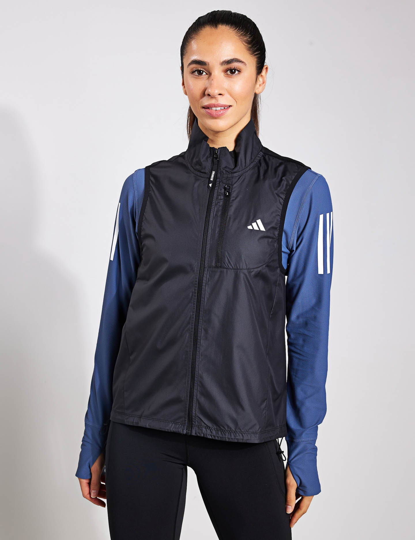 Own the Run Vest - Black | Lightweight Running Vest for Men & Women | Perfect for Jogging, Hiking & Outdoor Activities
