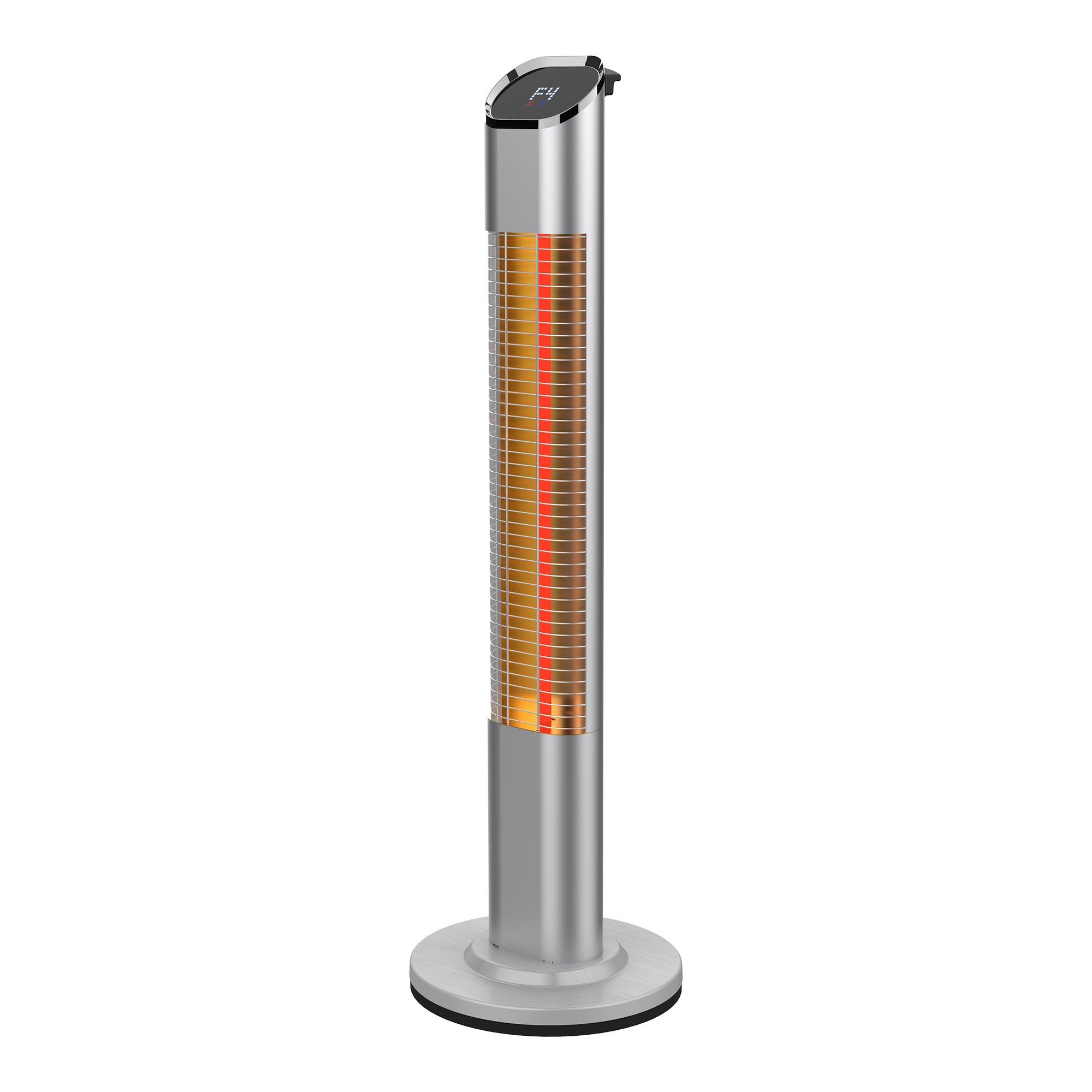 1500W Electric Patio Heater with Remote Control & 24H Timer - Infrared Outdoor/Indoor Heater for Patio, Deck, Garden, Restaurant, and Backyard Use