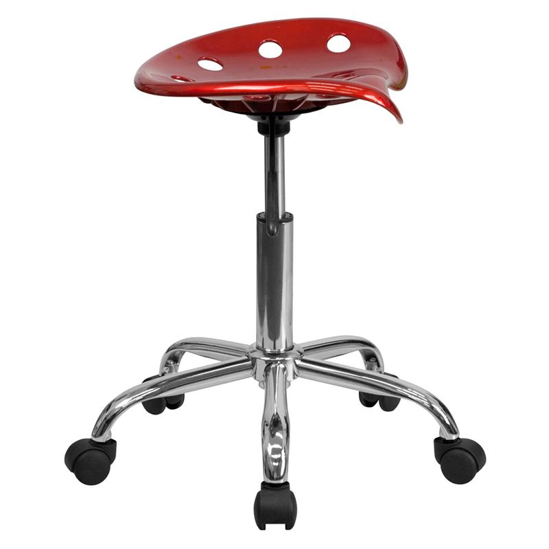 Vibrant Apple Green Tractor Seat & Chrome Stool - Retro Diner Style Bar Stool for Kitchen, Cafe, and Home Decor