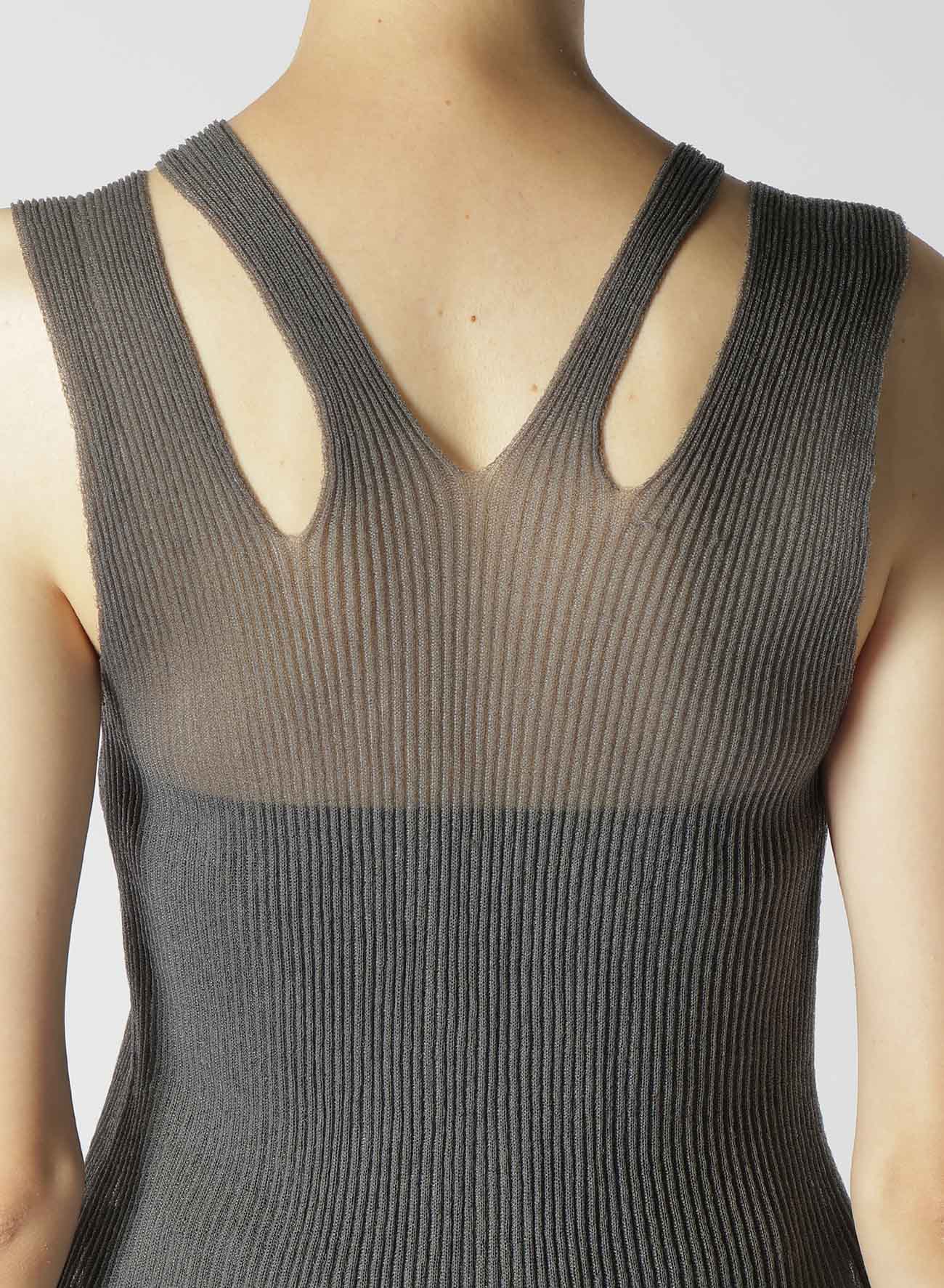 12G 3x3 Rib Knit Sleeveless Top for Women - Soft Stretch Casual Tank Top - Perfect for Summer, Layering & Everyday Wear