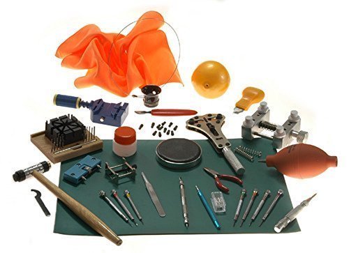Professional Big Watch Repair Tool Kit for XL Watches - Complete Set for Watch Band Replacement, Battery Change & Maintenance | Perfect for DIY Watch Repair at Home or Workshop