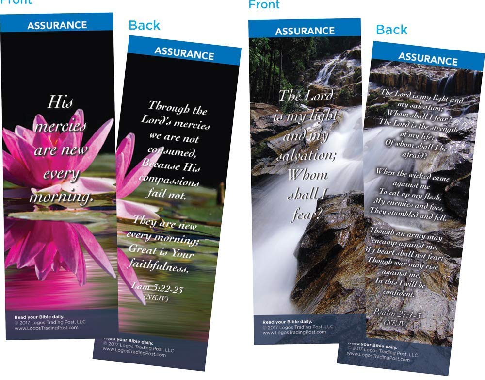 60 Pack Christian Bible Scripture Memory Verse Cards - Colorful Inspirational Bookmarks for Faith Building, Gospel Sharing & Encouragement | Great Gift for Church, Bible Study & Daily Devotion