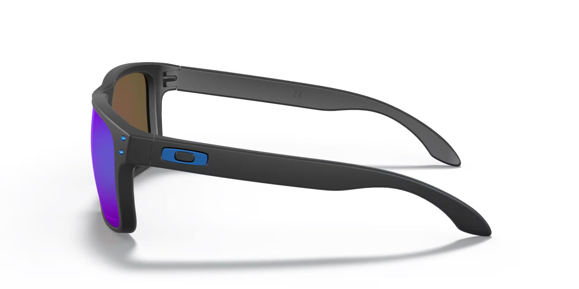 Oakley Holbrook (A) Matte Black Prizm Sapphire Irid Polarized Sunglasses - UV Protection for Outdoor Sports & Driving