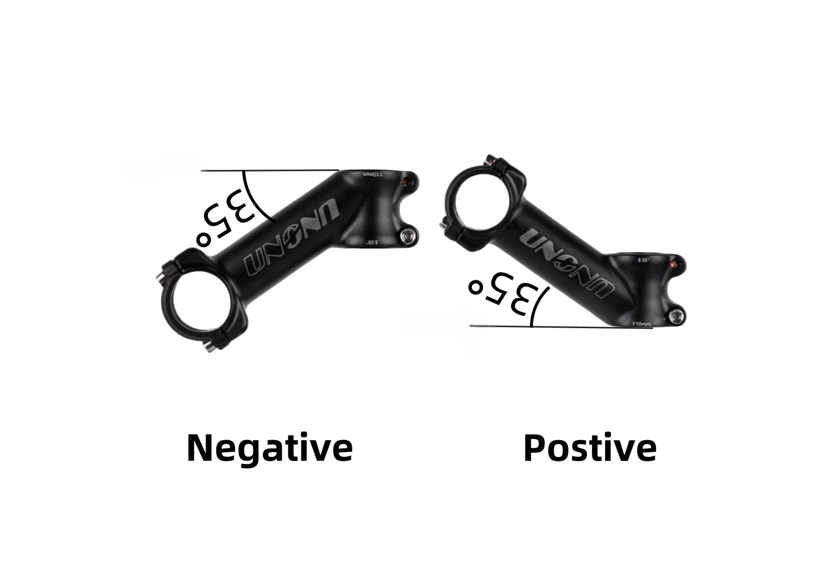 **31.8mm 110mm Bike Stem, ±35 Degree Adjustable Aluminum Alloy MTB Stem for Mountain, Road, BMX, Track Bikes - Lightweight & Durable for Commuting, Racing & Off-Road Adventures**