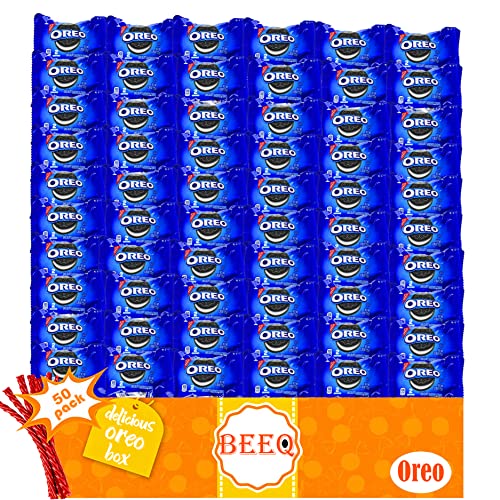 BEEQ OREO Chocolate Sandwich Cookies 60ct - Perfect for Snacks & Gifts