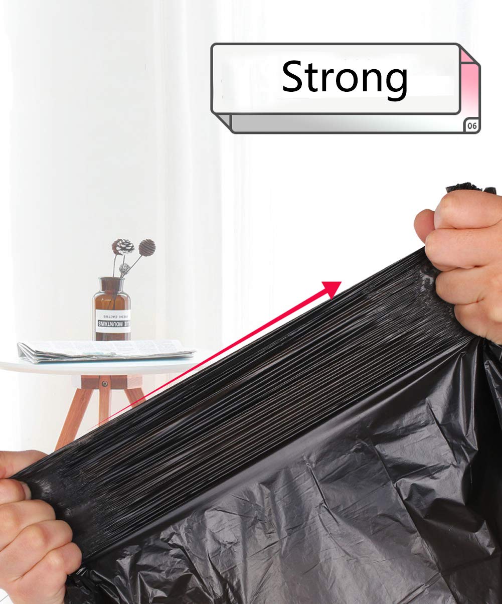 Black 8 Gallon Tall Kitchen Trash Bags - 100 Count Heavy Duty Garbage Can Liners for Home, Office & Outdoor Use | Durable Leakproof Waste Disposal Bags