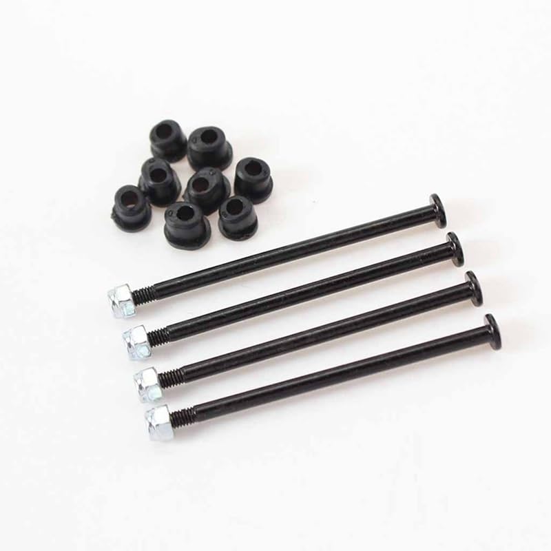 Greendhat BAIJAC Front & Rear Swing Arm Screw Pin with Shaft Sleeve for Wltoys 144002 144010 124016 124017 RC Car Parts - Durable Replacement Accessories for Off-Road Racing & RC Car Maintenance