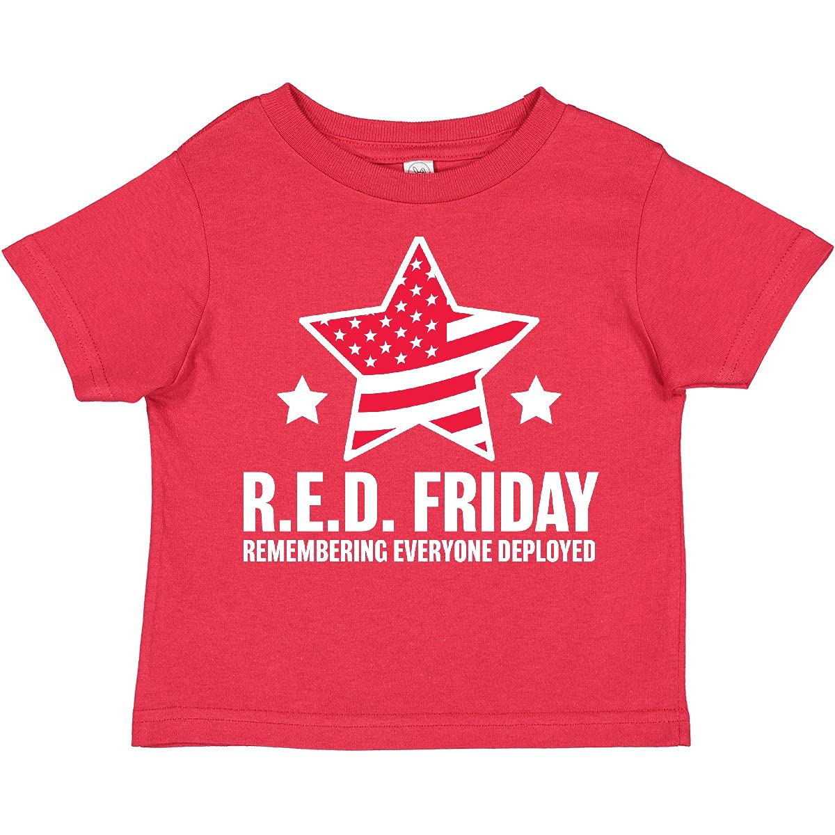 Inktastic Red Friday Remembering Everyone Deployed Toddler T-Shirt - Patriotic Kids Apparel for Military Support & Casual Wear