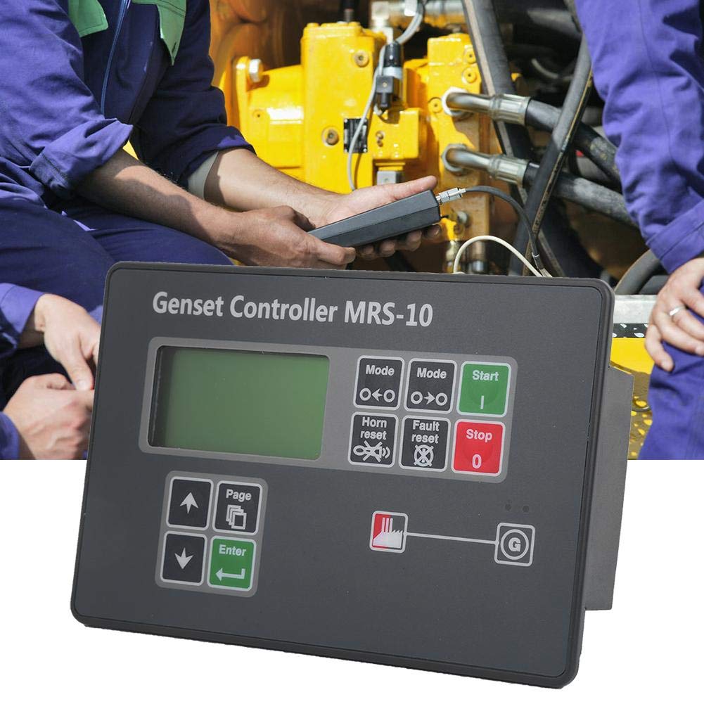 MRS10 Generator Self-Starting Controller - Automatic Engine Control Module with LED Display for Diesel/Gas Generators | Perfect for Home Backup Power, RV & Emergency Power Supply