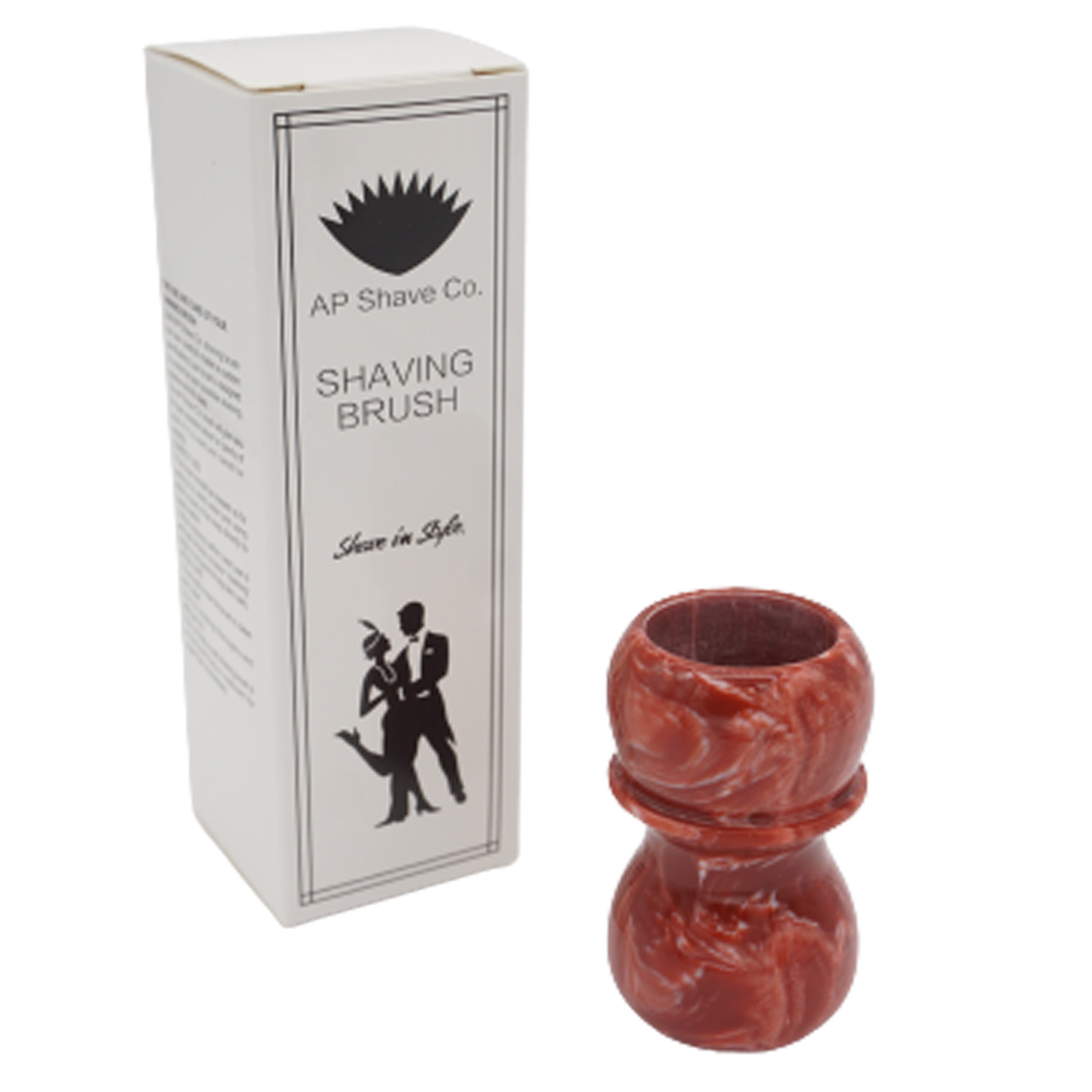Premium Handmade Strawberry Cream Shaving Brush Handle - Fits 24mm & 26mm Knots - Perfect for Wet Shaving, Grooming Kits & Luxury Bathroom Accessories