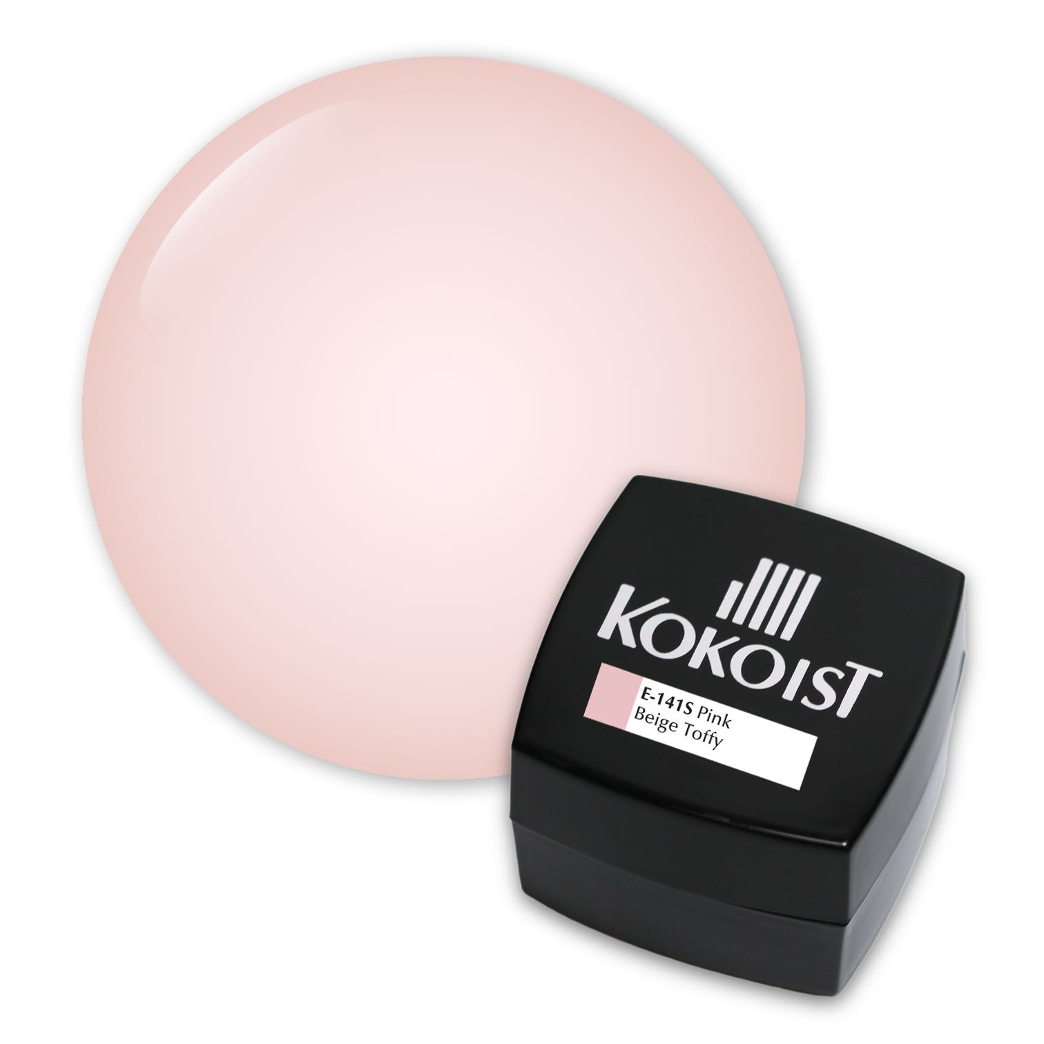 Kokoist E 141S Pink Beige Toffy Nail Gel Polish - Long Lasting Professional Nail Art Gel for Manicure & Pedicure | Perfect for Salon, Home Use & Special Occasions