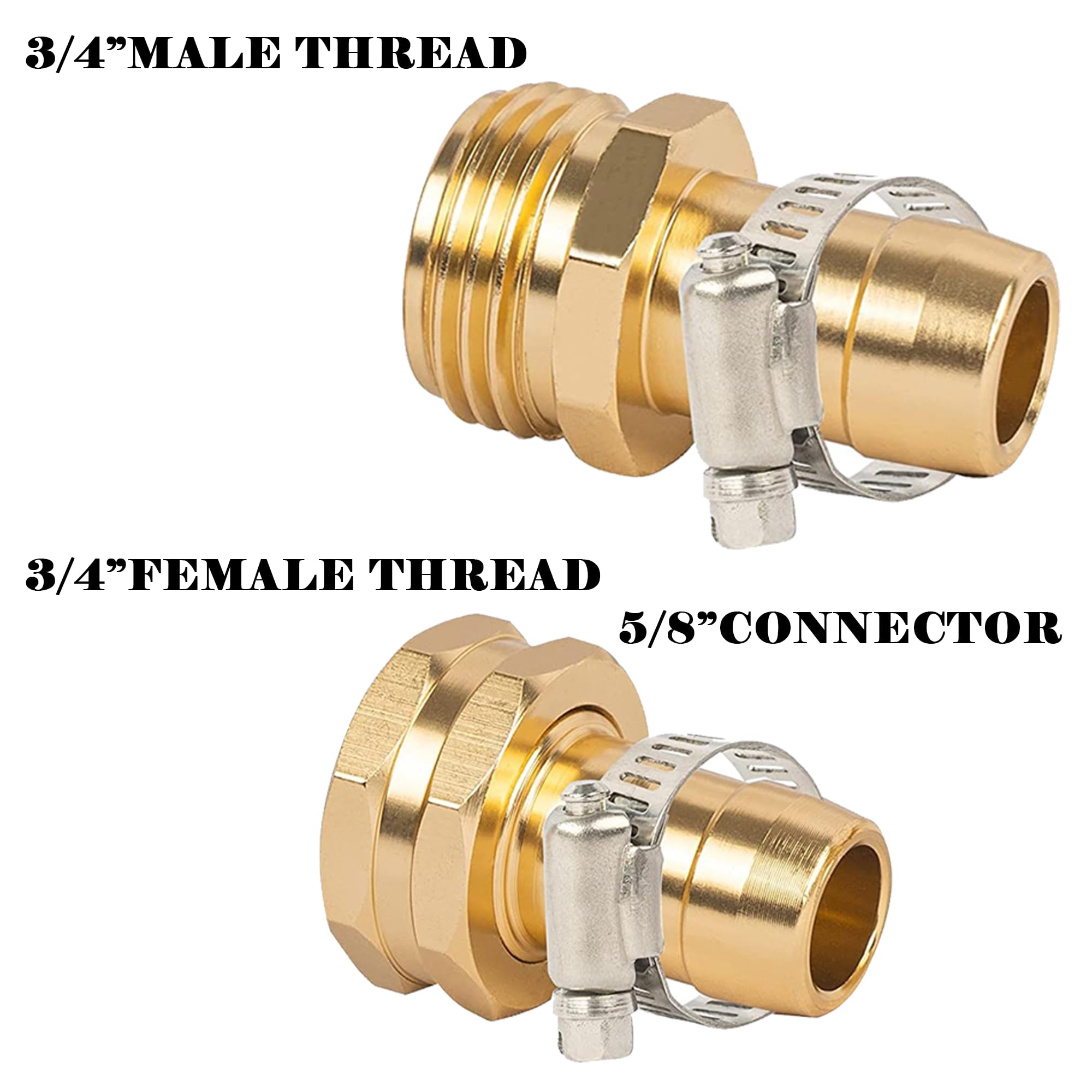 Garden Hose Repair Connector 3/4