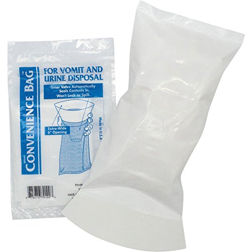Motion Sickness Bags for Travel & Airplane - Disposable Convenience Bags for Nausea, Vomit & Urine Disposal - Perfect for Cars, Flights, Hospitals & Emergency Use
