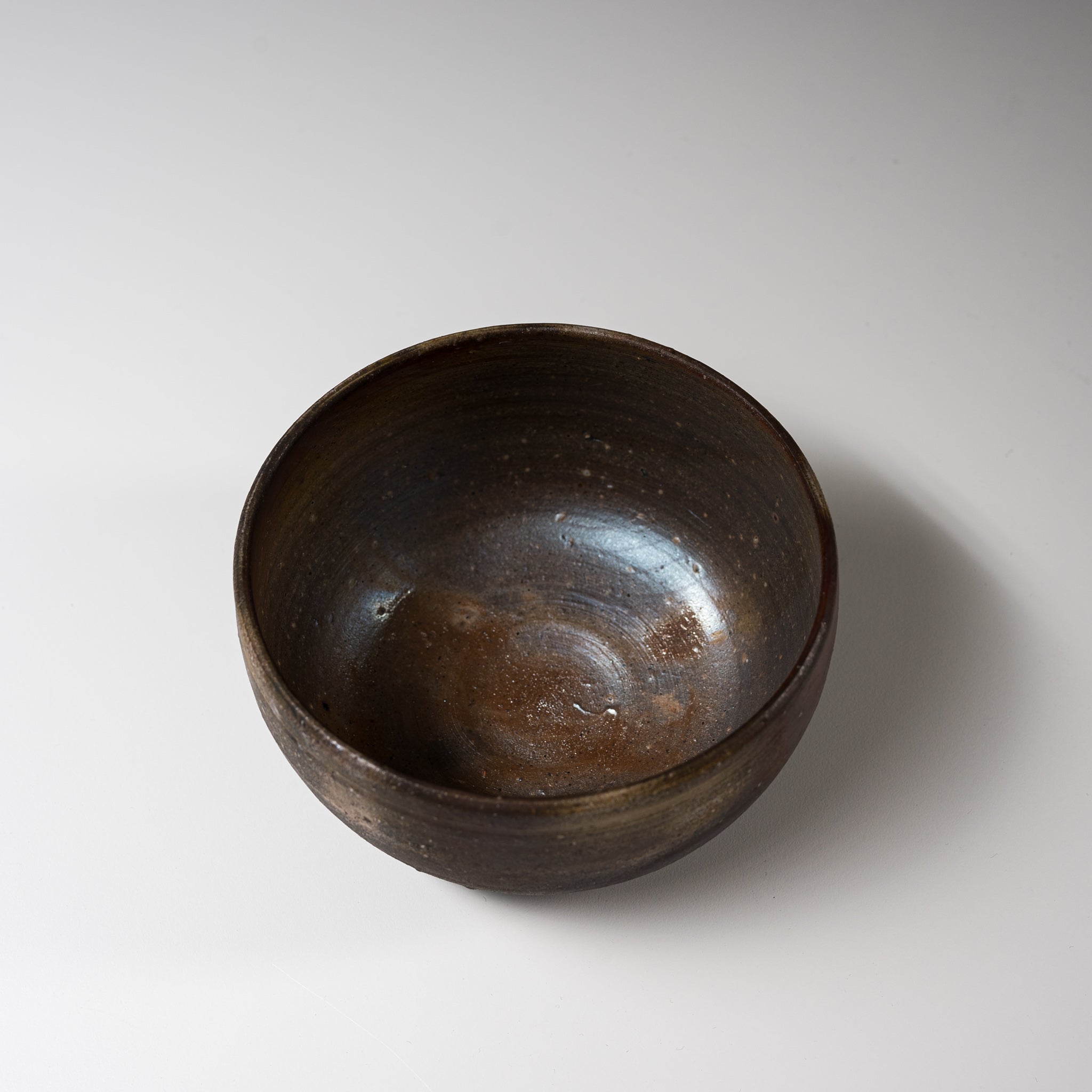 Authentic Japanese Bizen Ware Pottery Matcha Bowl - Handcrafted SANGIRI Tea Cup for Traditional Ceremonies & Home Decor