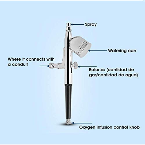 Portable Facial Steamer - Oxygen Spray Machine for Home & Salon Skin Care - Moisturizing Device for Spa & Beauty