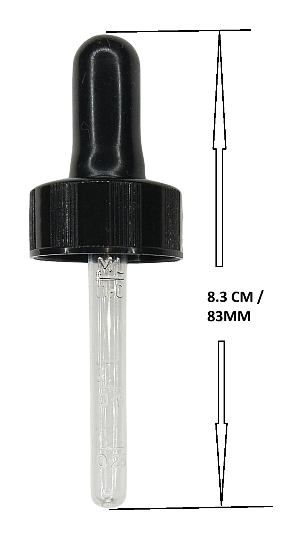 10 Pack 1ml Graduated Medicine Droppers - Precise 0.25ml, 0.5ml & 1.0ml Measurement - Essential Oil Dropper for DIY Cosmetics, Liquid Transfer, Bottle Refills | Perfect for Aromatherapy, Herbal Remedies & Craft Projects