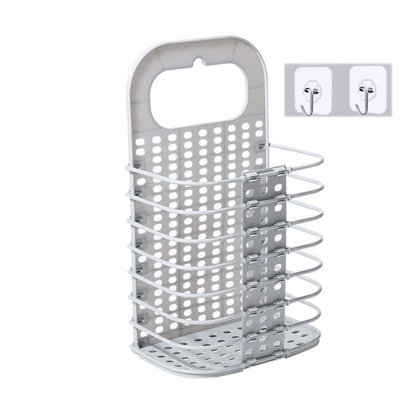 STHOLOME Foldable Wall Mount Laundry Hamper - Breathable Mesh Fabric, Space Saving Clothes Organizer for Bedroom, Bathroom, Kids Room - Perfect for Laundry, Toy Storage & Home Organization