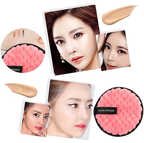 Ghelonadi Reusable Oil Absorbing Sheets - 100 Pack Microfiber Makeup Remover Pads & 1 Sponge for Oily Skin | Gentle Face Cleansing, Oil Control & Makeup Removal | Perfect for Travel, Gym & Daily Skincare Routine