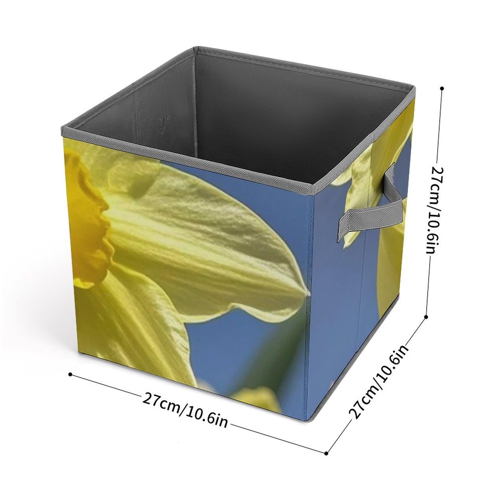 Yellow Daffodils Collapsible Storage Cubes - 10.6