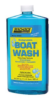 SeaChoice Premium Boat Wash & Cleaner - Safe for Fiberglass, Gelcoat & Vinyl - Ideal for Marine, Yacht & Boat Cleaning - Removes Salt, Grime & Stains