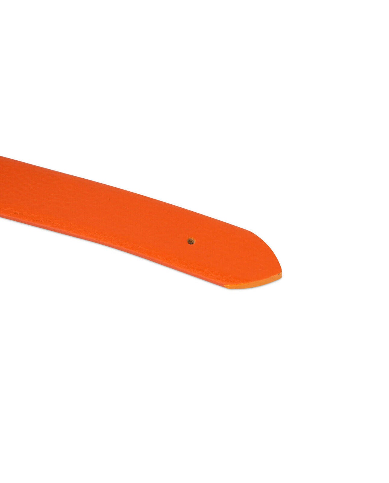Genuine Leather 35mm Orange Belt Strap for Men - Replacement Strap Compatible with Louis Vuitton Buckles | Perfect for Casual Wear, Office & Formal Occasions
