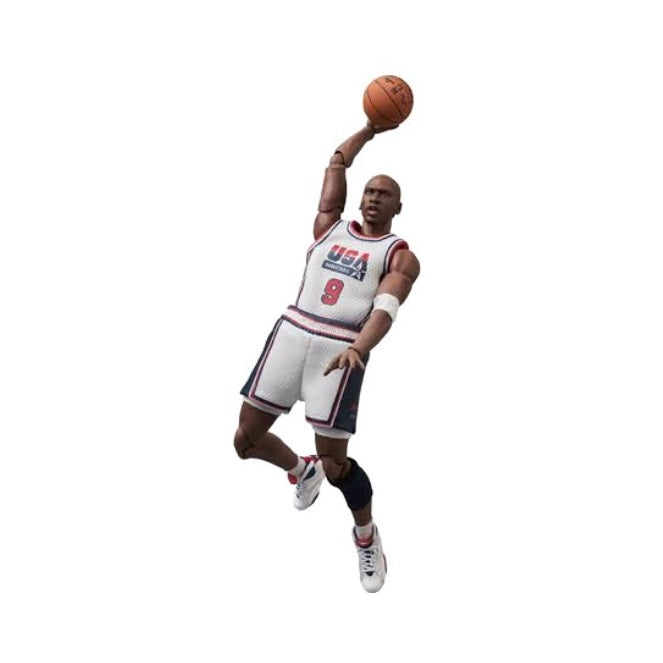 Medicom MAFEX Michael Jordan 1992 Olympic USA Team Boxset Action Figure - Collectible NBA Basketball Memorabilia for Display & Gift Giving