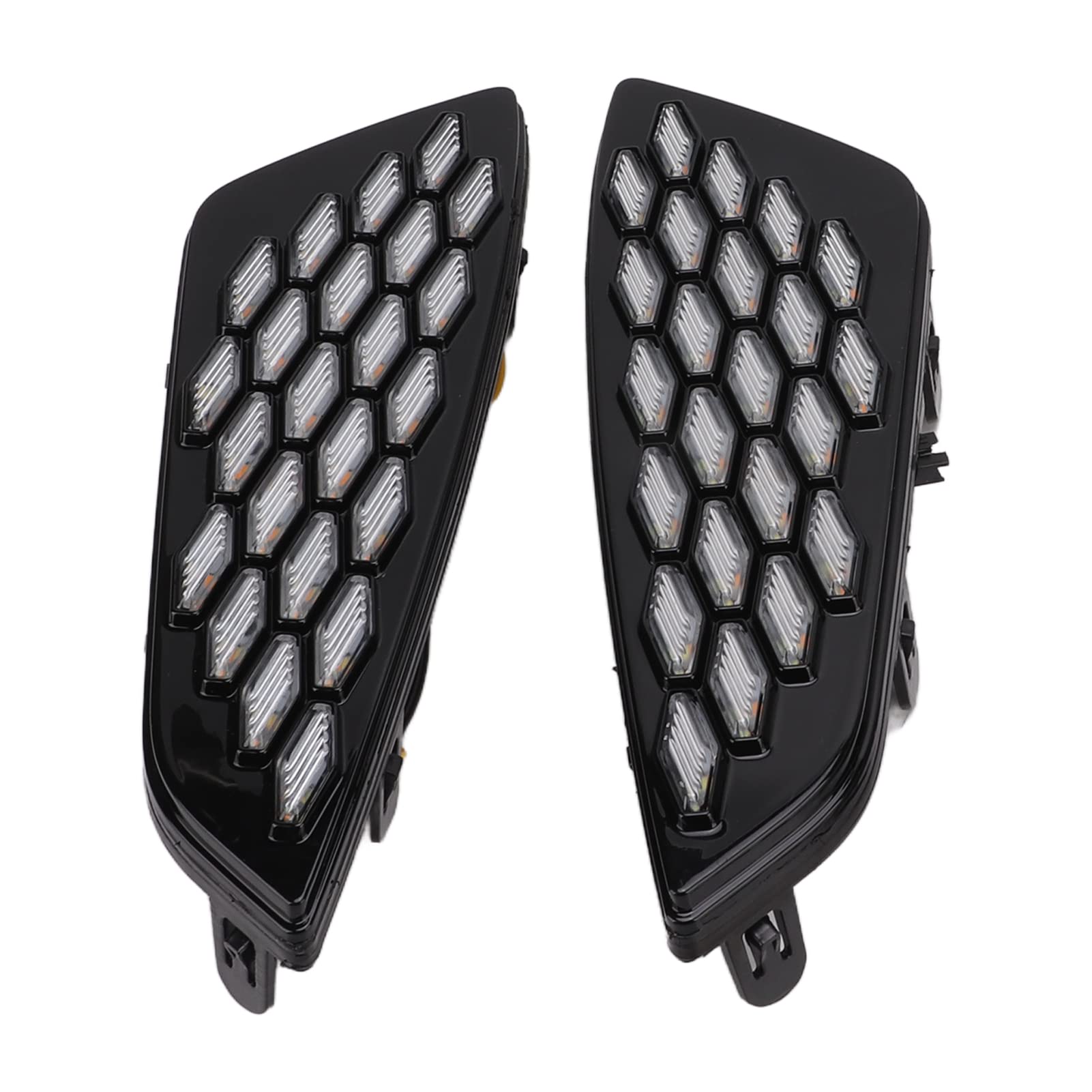 12V LED Daytime Running Lights for Cars - Left & Right Front Bumper Lamps - Enhance Visibility & Safety for Daytime Driving