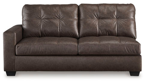 Barlin Mills Umber Sofa with Chaise Lounge - Modern 3-Seater Sectional Couch for Living Room, Home Theater & Cozy Family Gatherings
